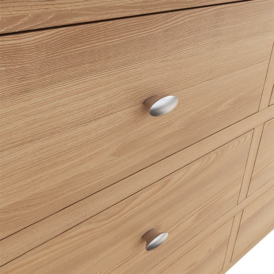 Gilford Wide Wooden Chest Of 6 Drawers In Light Oak_4
