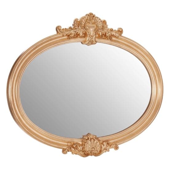 Gisegot Neoclassical Design Wall Mirror In Gold_2