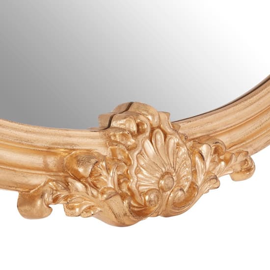 Gisegot Neoclassical Design Wall Mirror In Gold_4