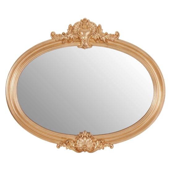 Gisegot Neoclassical Design Wall Mirror In Gold_1