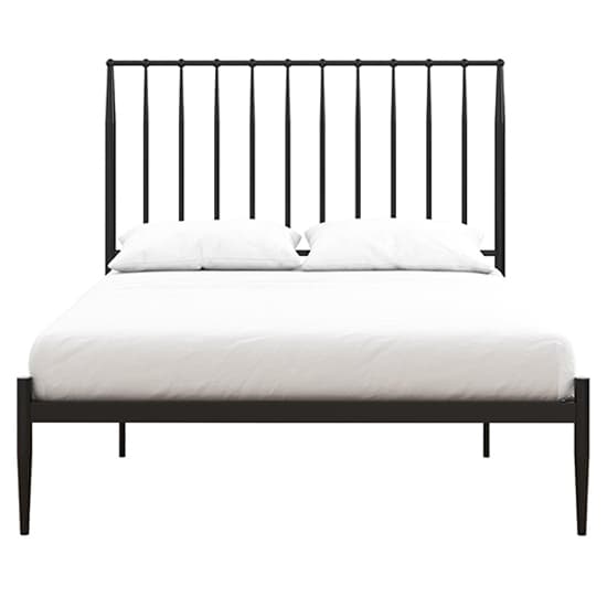 Giulio Metal King Size Bed In Black Furniture in Fashion