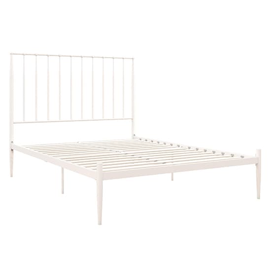 Giulio Metal King Size Bed In White_3