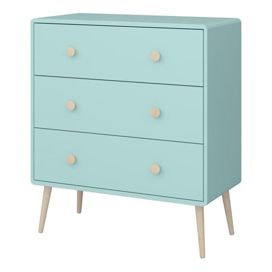 Giza Wooden Chest Of 3 Drawers In Cool Mint_3