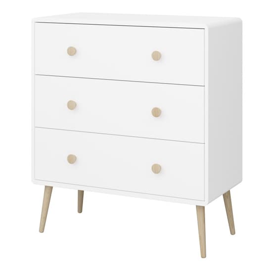 Giza Wooden Chest Of 3 Drawers In Pure White_3
