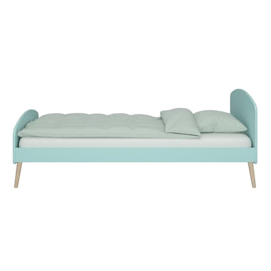 Giza Wooden Single Bed In Cool Mint_3
