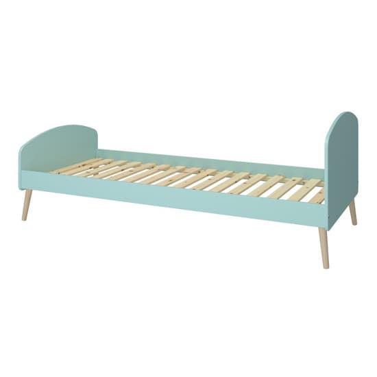 Giza Wooden Single Bed In Cool Mint_6
