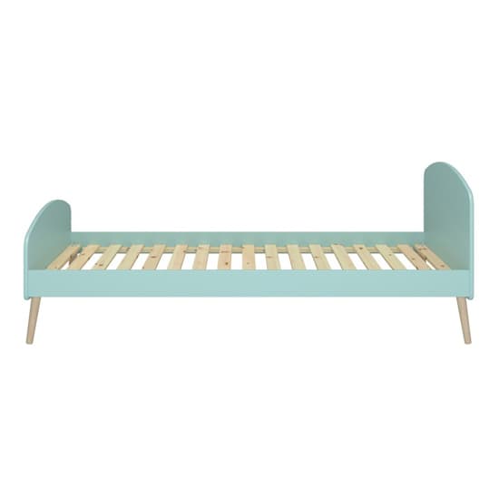 Giza Wooden Single Bed In Cool Mint_7