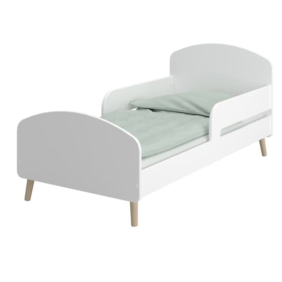 Giza Wooden Toddler Bed In Pure White_3