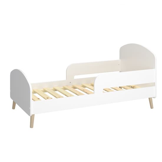 Giza Wooden Toddler Bed In Pure White_4