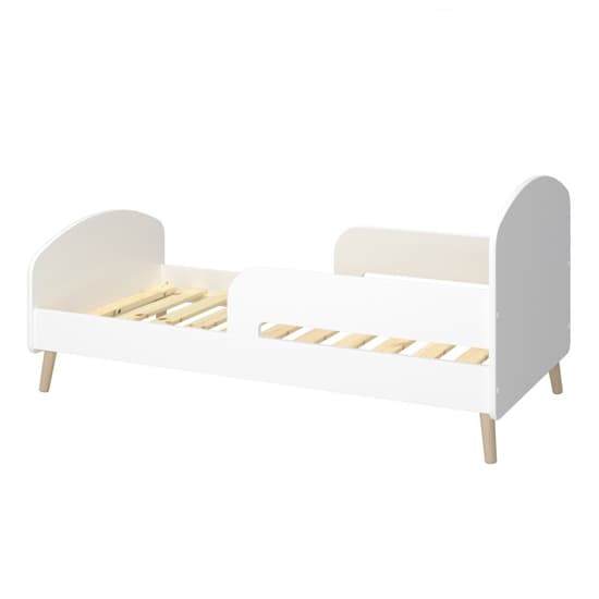 Giza Wooden Toddler Bed In Pure White_5