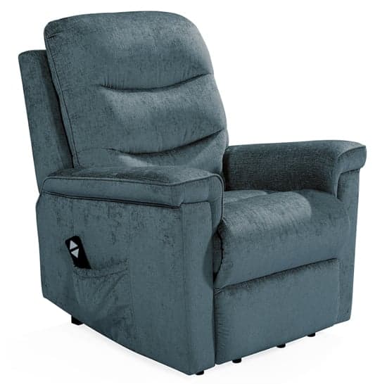 Glance Electric Fabric Recliner Armchair In Charcoal_1