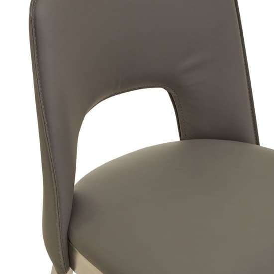 Glidden Leather Bar Chair With Silver Legs In Grey_8