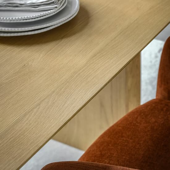 Goleta Wooden Dining Table Rectangular In Matt Natural_4