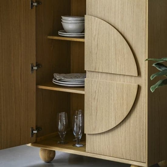Goleta Wooden Storage Cabinet With 2 Doors In Matt Natural_2