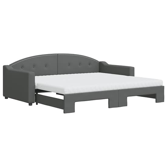 Gorizia Fabric Daybed With Guest Bed In Dark Grey_2
