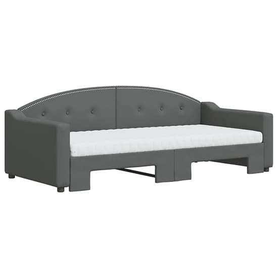 Gorizia Fabric Daybed With Guest Bed In Dark Grey_3