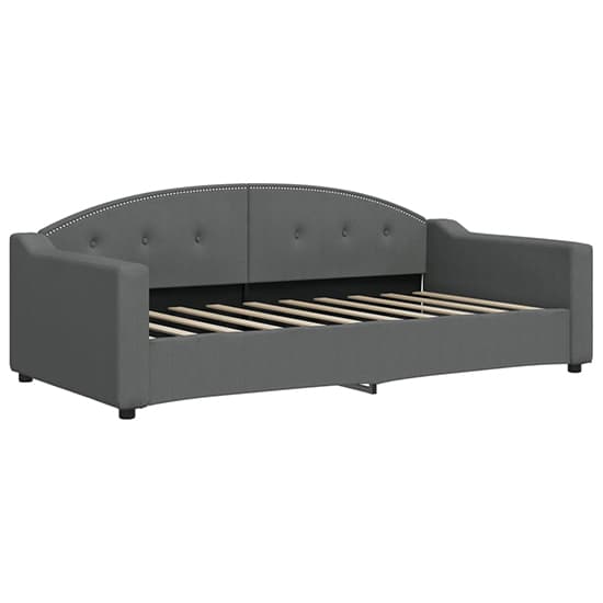 Gorizia Fabric Daybed With Guest Bed In Dark Grey_4