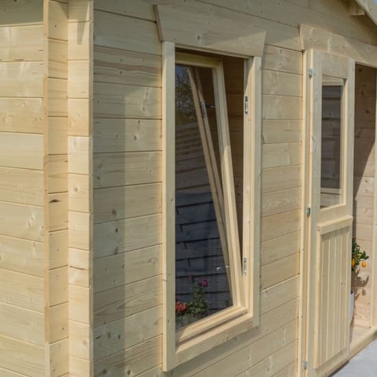 Gower Garden Retreat Wooden Cabin In Untreated Natural Timber_5