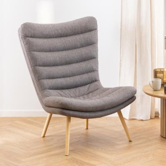 Grafton Fabric Lounge Chair In Light Grey Brown_1