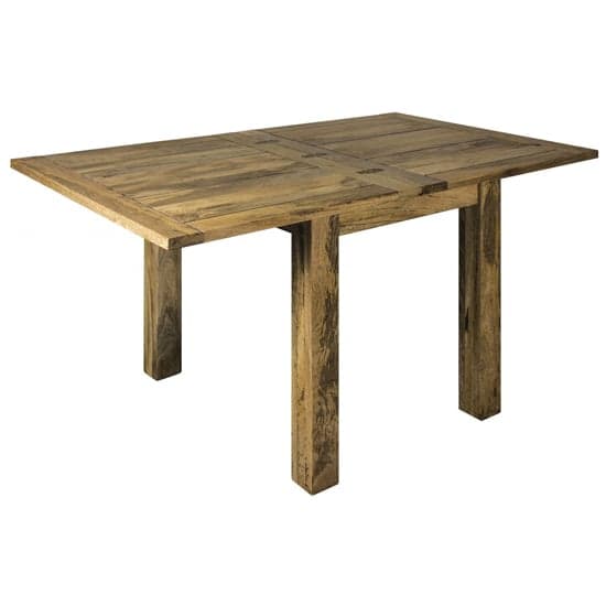 Granary Wooden Rectangular Extending Dining Table In Oak Ish_1