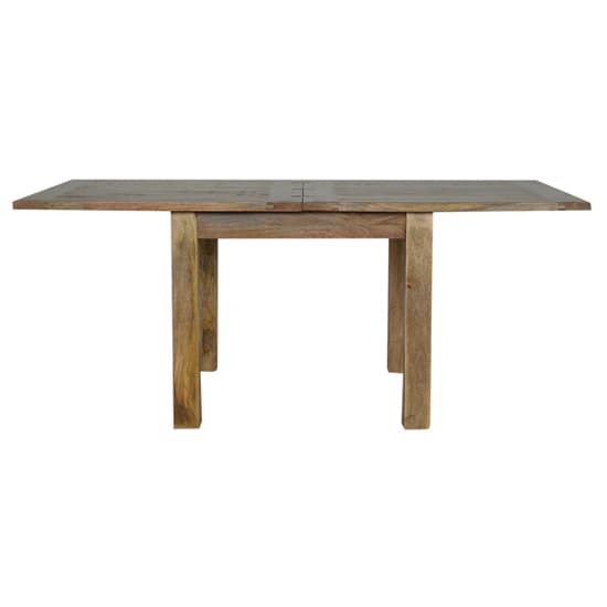 Granary Wooden Square Extending Dining Table In Oak Ish_4