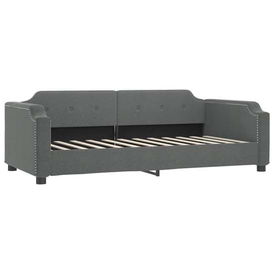 Grasse Velvet Daybed With Trundle And Drawers In Dark Grey_4