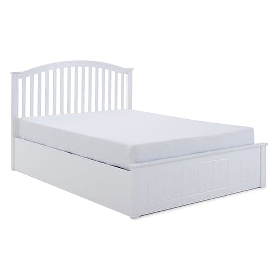 Grayson Wooden Ottoman Storage King Size Bed In White_3