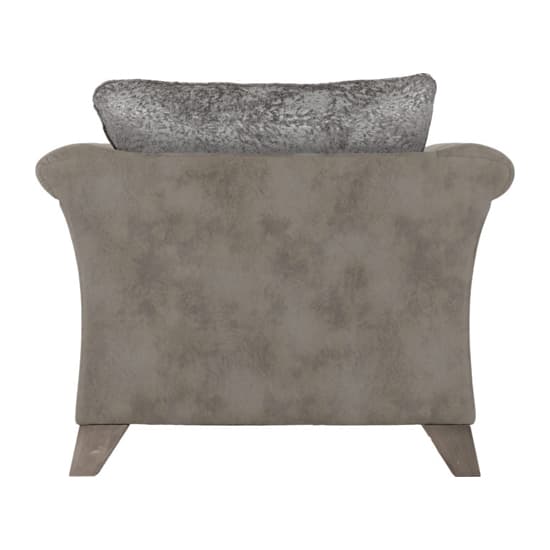 Greeley Fabric 1 Seater Sofa In Silver And Grey_3