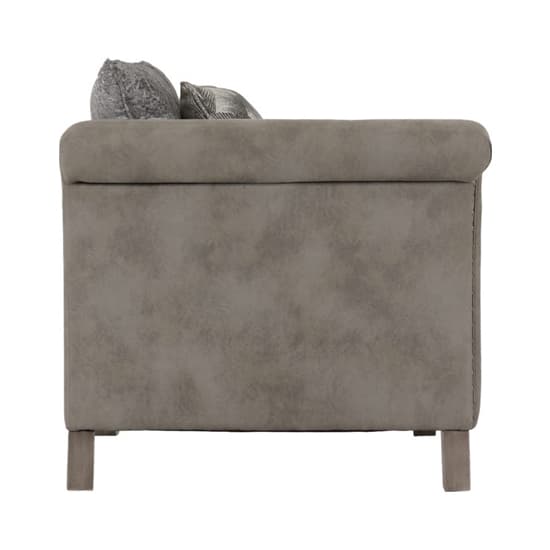 Greeley Fabric 1 Seater Sofa In Silver And Grey_4
