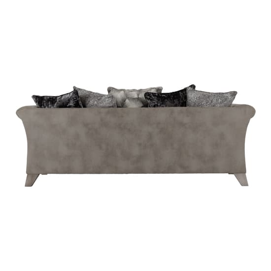 Greeley Fabric 3 Seater Sofa In Silver And Grey_4