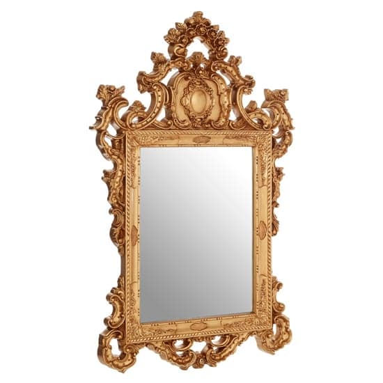 Grepoya Italianette Design Wall Mirror In Gold_2