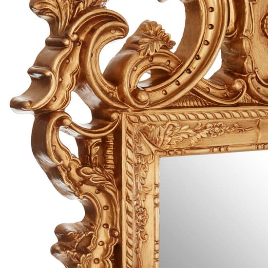 Grepoya Italianette Design Wall Mirror In Gold_4