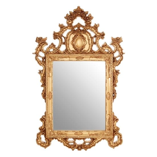 Grepoya Italianette Design Wall Mirror In Gold_1