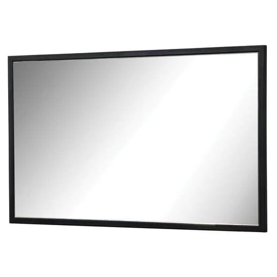 Groton Wall Mirror With Black Wooden Frame_1
