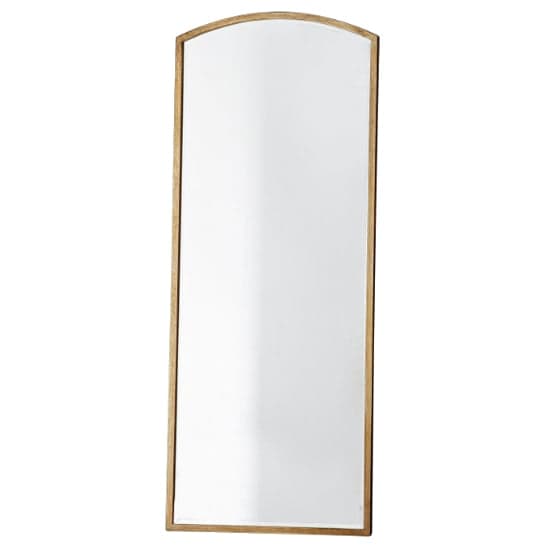Haggen Large Arch Bedroom Mirror In Antique Gold Frame_1