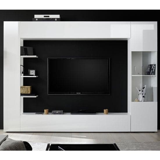 Halcyon Large Entertainment Unit In White High Gloss_1