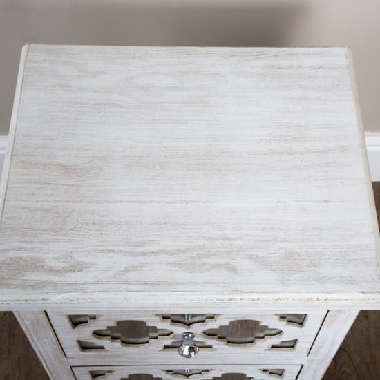 Halifax Mirrored Bedside Cabinet With 2 Drawers In Washed Ash_4