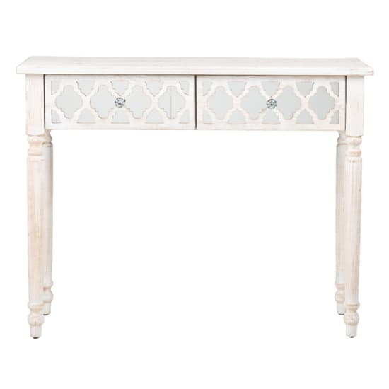 Halifax Mirrored Console Table With 2 Drawers In Natural_3