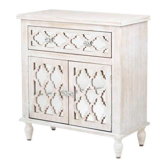 Halifax Mirrored Sideboard With 2 Doors 1 Drawer In Natural_2