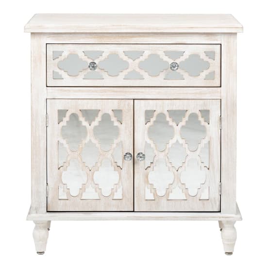 Halifax Mirrored Sideboard With 2 Doors 1 Drawer In Natural_3