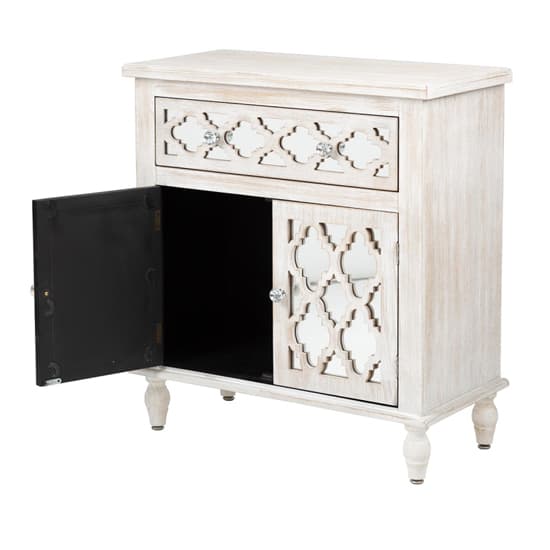 Halifax Mirrored Sideboard With 2 Doors 1 Drawer In Natural_4