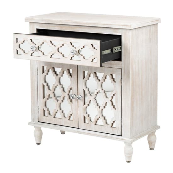 Halifax Mirrored Sideboard With 2 Doors 1 Drawer In Natural_5