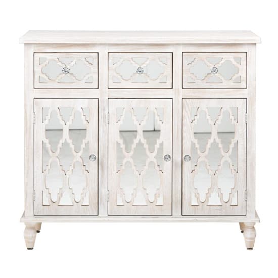 Halifax Mirrored Sideboard With 3 Doors 3 Drawers In Natural_3