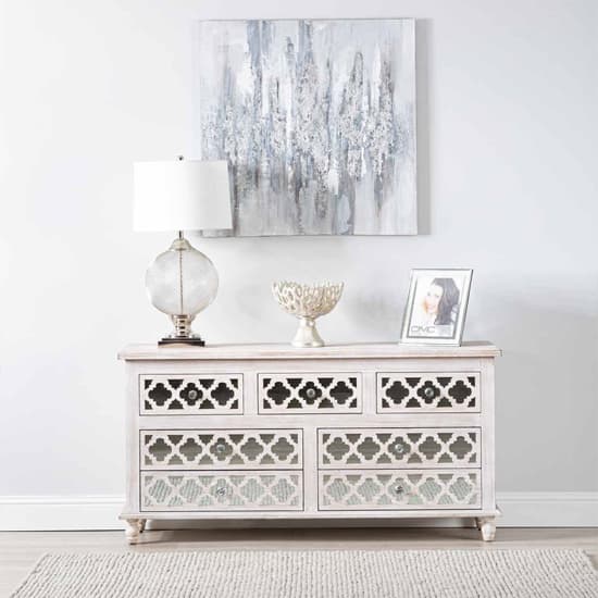 Halifax Mirrored Sideboard With 7 Drawers In Natural_7