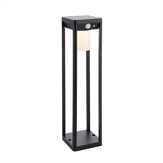Hallam LED PIR Outdoor Post Photocell In Textured Black_5