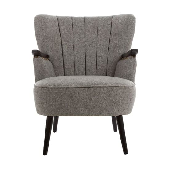 Hampro Upholstered Fabric Armchair In Grey_2