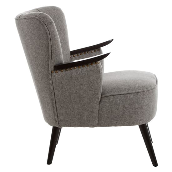 Hampro Upholstered Fabric Armchair In Grey_3