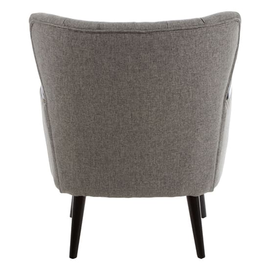Hampro Upholstered Fabric Armchair In Grey_4