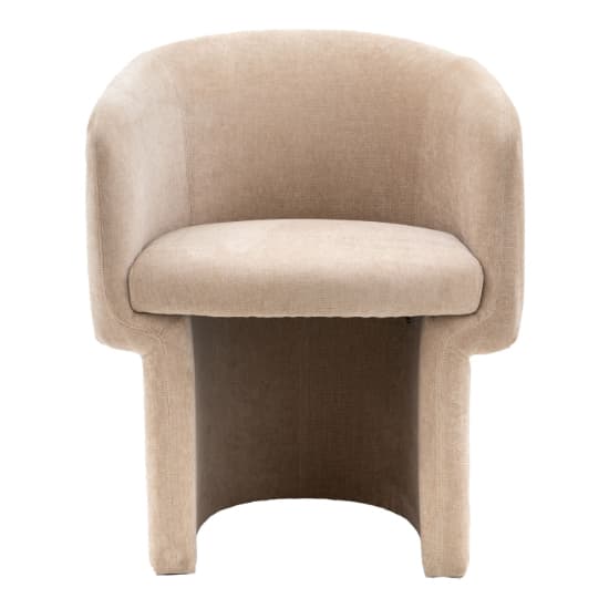 Hannover Fabric Dining Chair In Cream_2