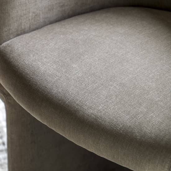Hannover Fabric Dining Chair In Cream_3